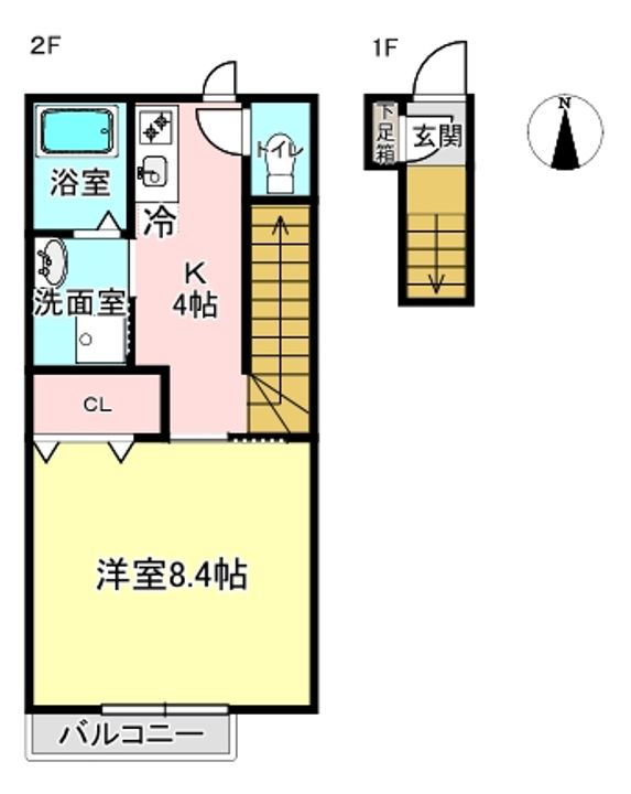 クレア コートの間取り