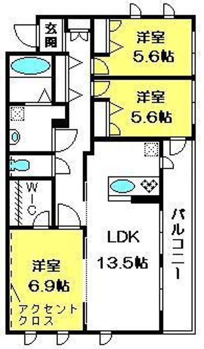 ドゥベルメゾン常盤の間取り