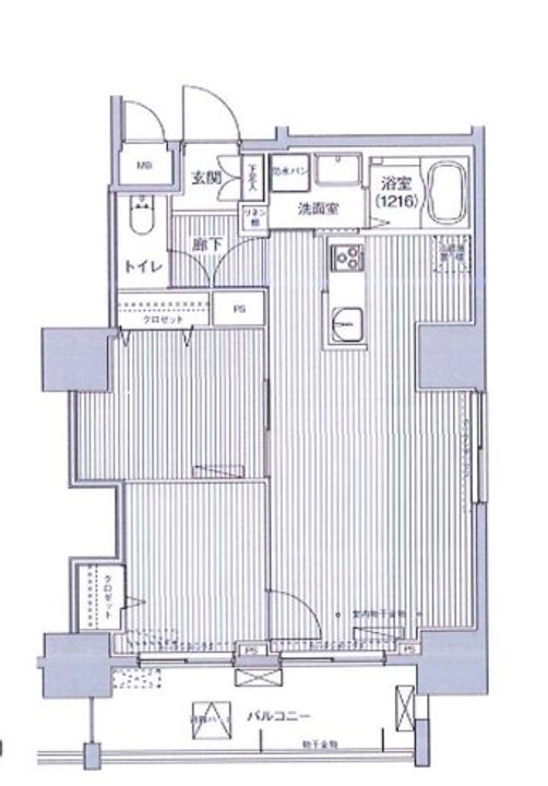 東京都荒川区西日暮里2(マンション)の賃貸物件の間取り