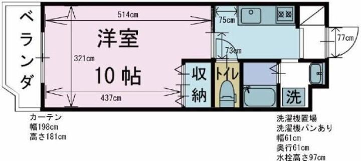 セサミなべたIの間取り