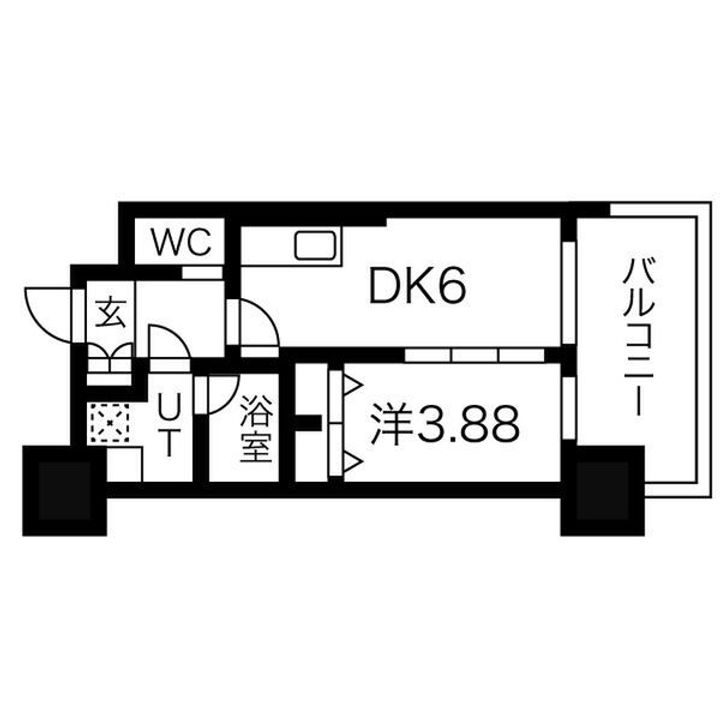 プレジオ関目の間取り