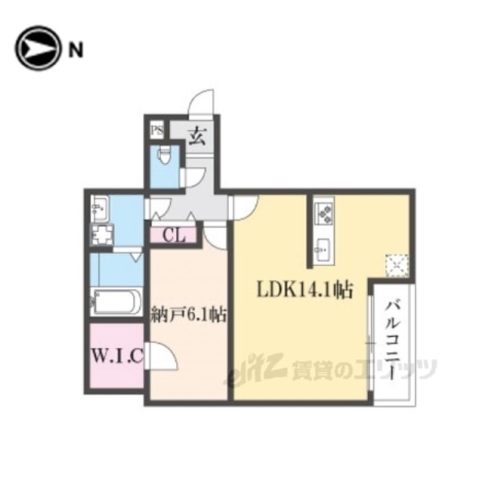 シエーナ楠葉ジェミオスの間取り