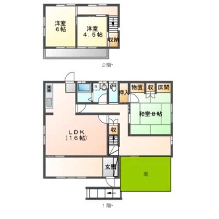 三重県津市半田(一戸建)の賃貸物件の間取り