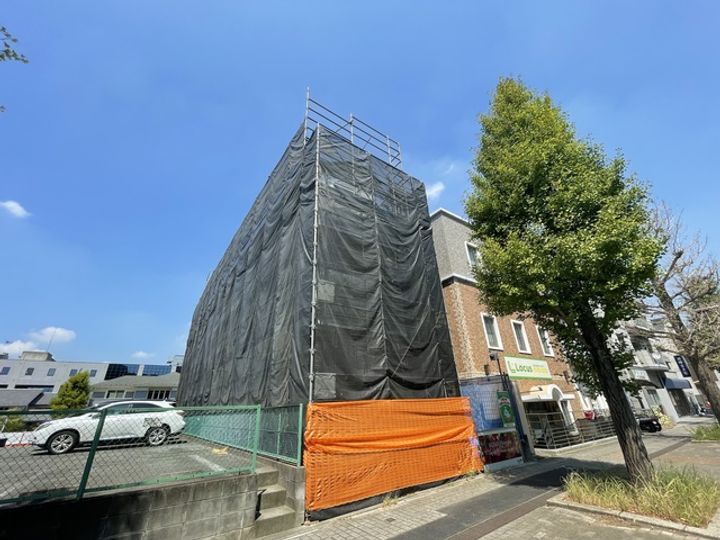 中川1丁目新築アパートの外観