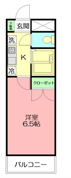 神奈川県厚木市中町4(マンション)の賃貸物件の間取り