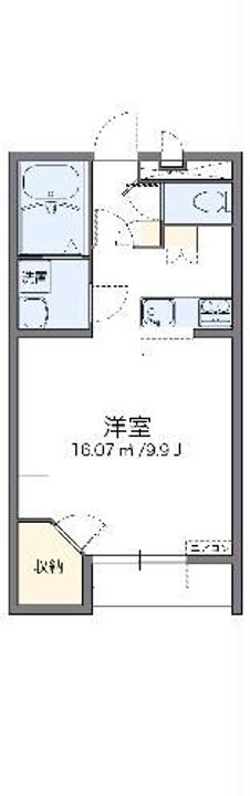レオパレスドリーム118の間取り