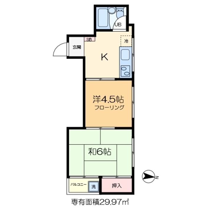 西方ハイツの間取り