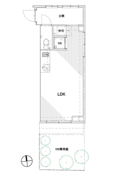 東京都大田区大森北4(一戸建)の賃貸物件の間取り