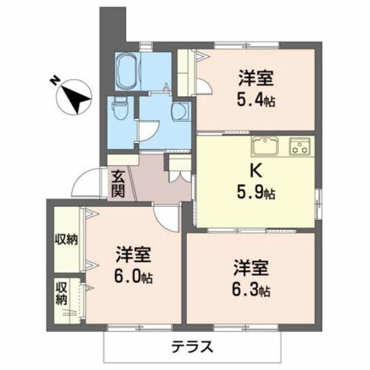 レリーフ23の間取り