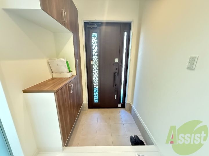 兵庫県西宮市新甲陽町(一戸建)の賃貸物件の玄関