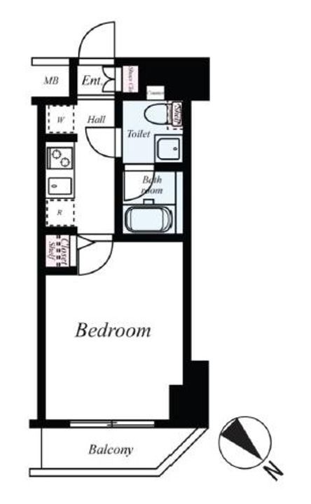 東京都江東区枝川1(マンション)の賃貸物件の間取り