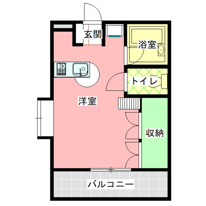 さくらコーポ93の間取り