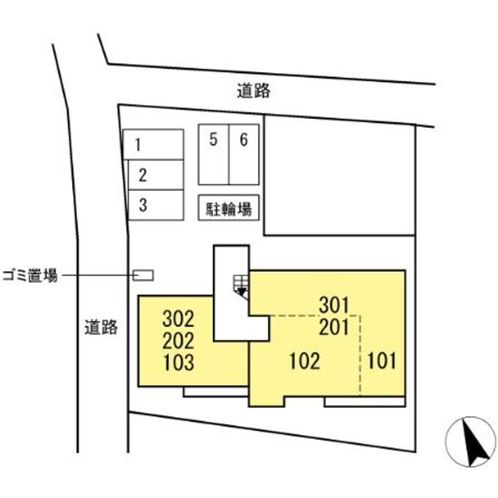 神奈川県茅ヶ崎市松が丘2(アパート)の賃貸物件の間取り