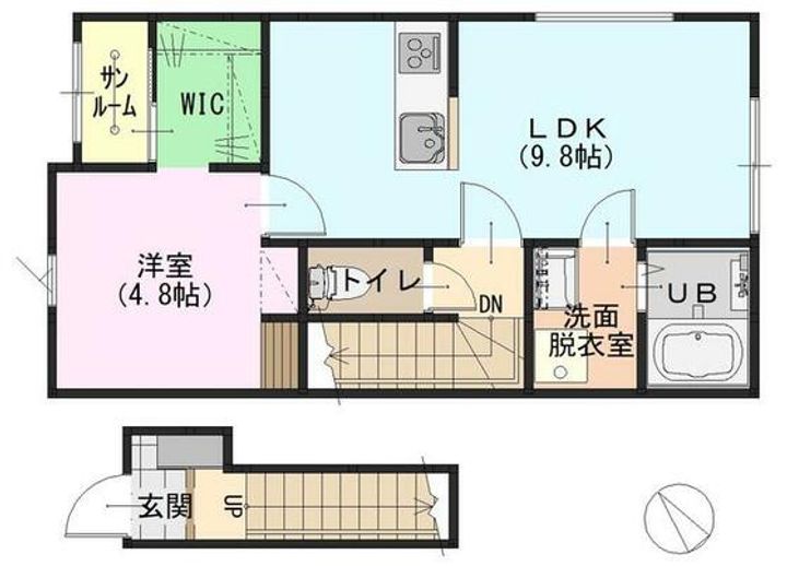 アルヴェール学園台の間取り