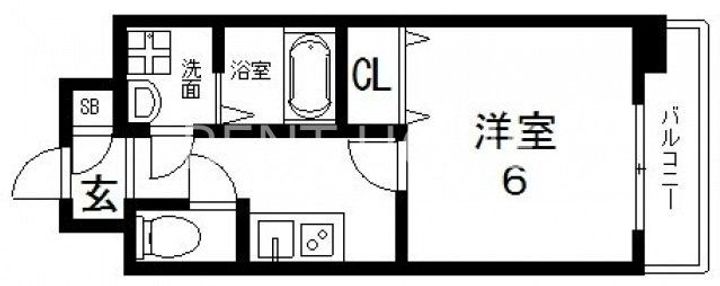 グランシス高井田の間取り