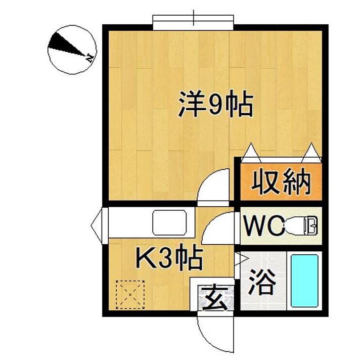 森マンションの間取り