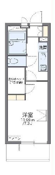レオパレスコスモスの間取り