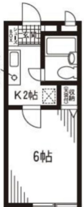 神奈川県横浜市都筑区大熊町(アパート)の賃貸物件の間取り