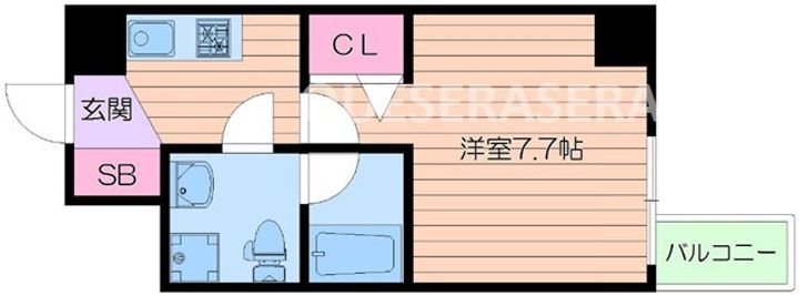 リップル南森町IIの間取り