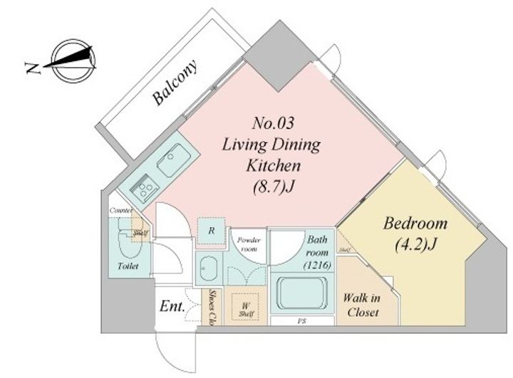 GRANDE SKY一之江の間取り