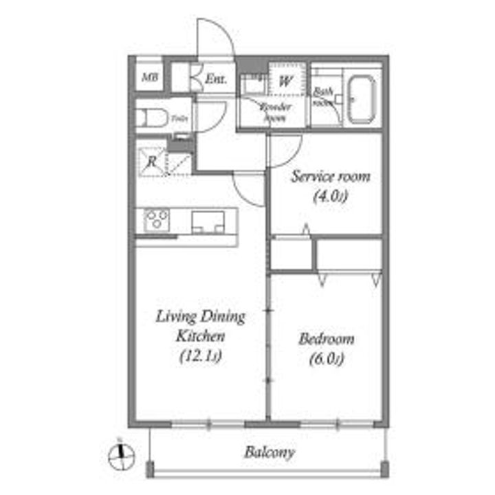 オーパスホームズ武蔵小金井の間取り