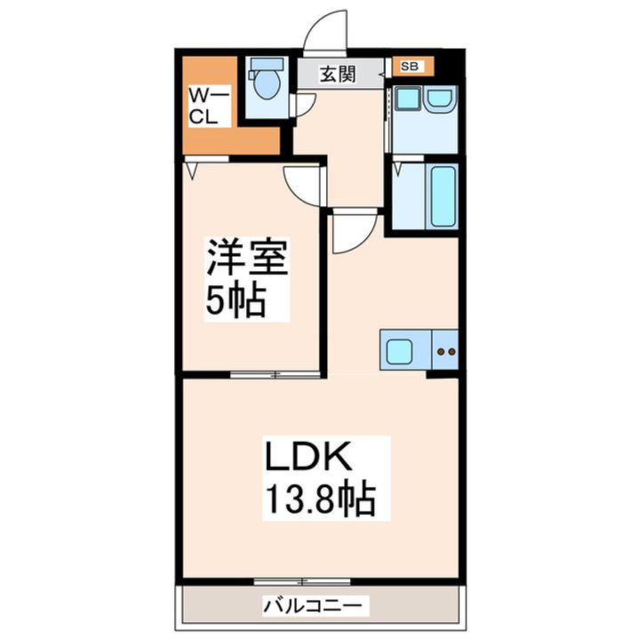 エレイネ菊陽の間取り