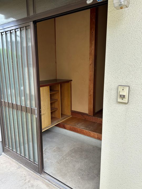 岡山県倉敷市上富井(一戸建)の賃貸物件の玄関