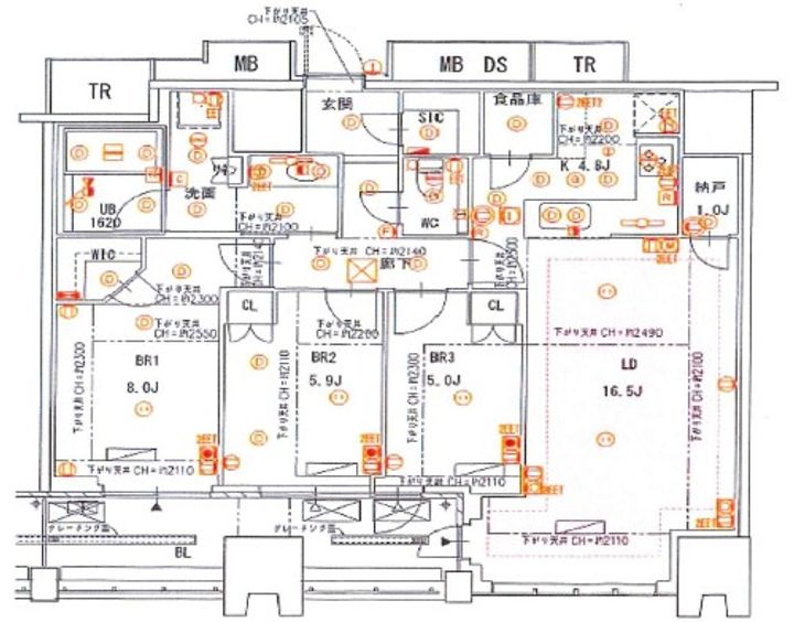 プラウドタワー渋谷の間取り