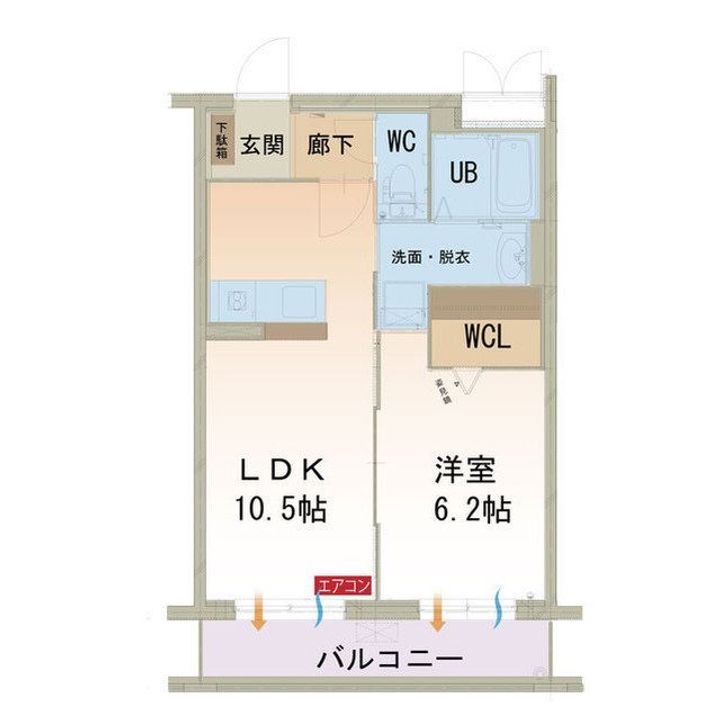 テラスビューの間取り