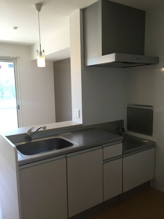 福島県いわき市自由ケ丘(アパート)の賃貸物件のキッチン