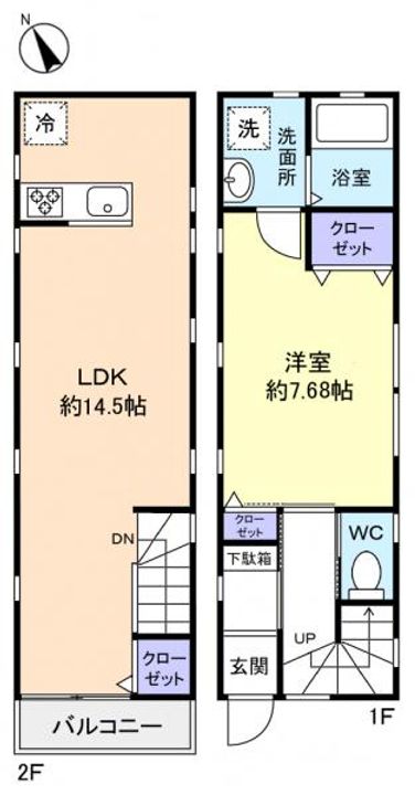 千葉県八千代市大和田(一戸建)の賃貸物件の間取り