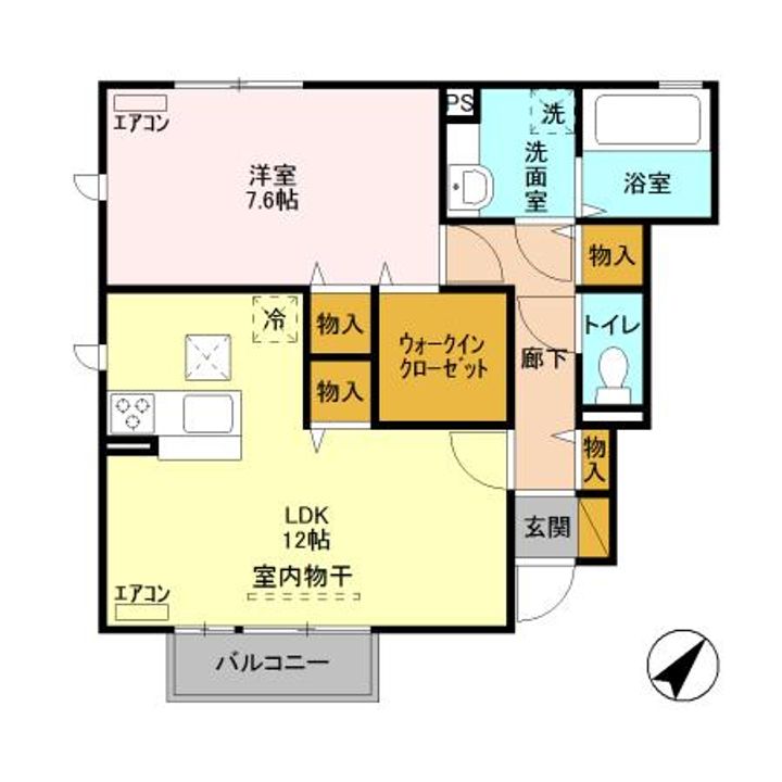 MilkeyWayの間取り