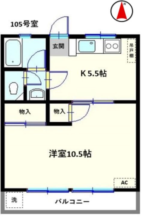 高橋マンションの間取り