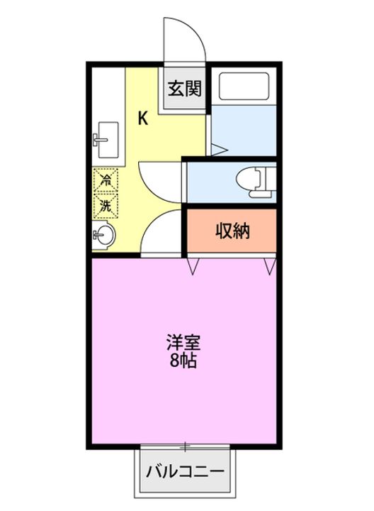 コモンズ古津駅前の間取り