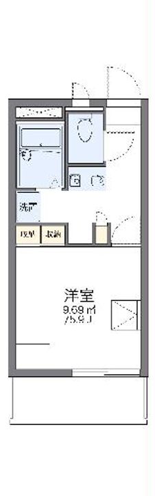 レオパレスグランエスポワールの間取り