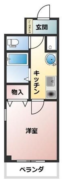 埼玉県草加市谷塚町(マンション)の賃貸物件の間取り