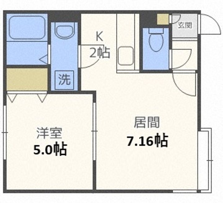 エピック厚別の間取り
