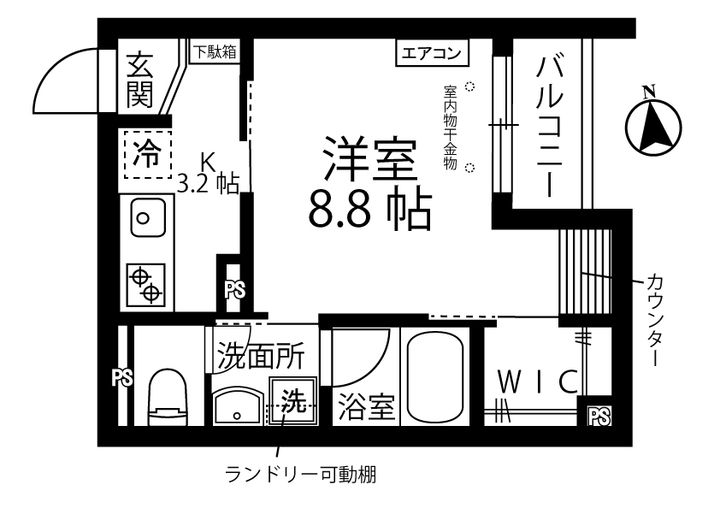 PHARE/ファーレの間取り