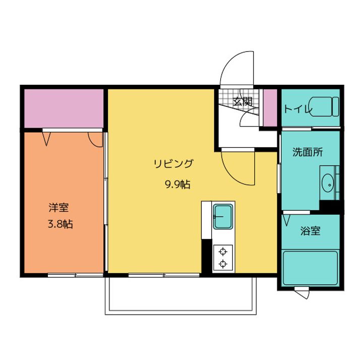 ミッドパレスの間取り