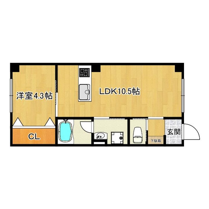 ハイツベアータウンの間取り