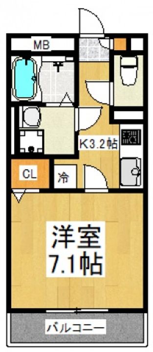 ベルシティ秋津の間取り