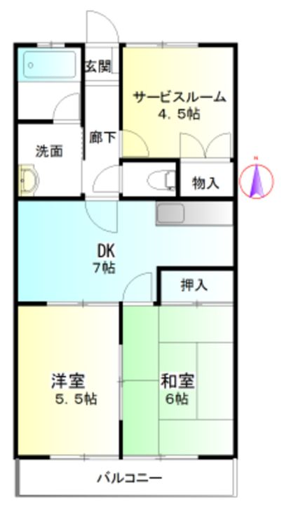 ホワイトバーチの間取り