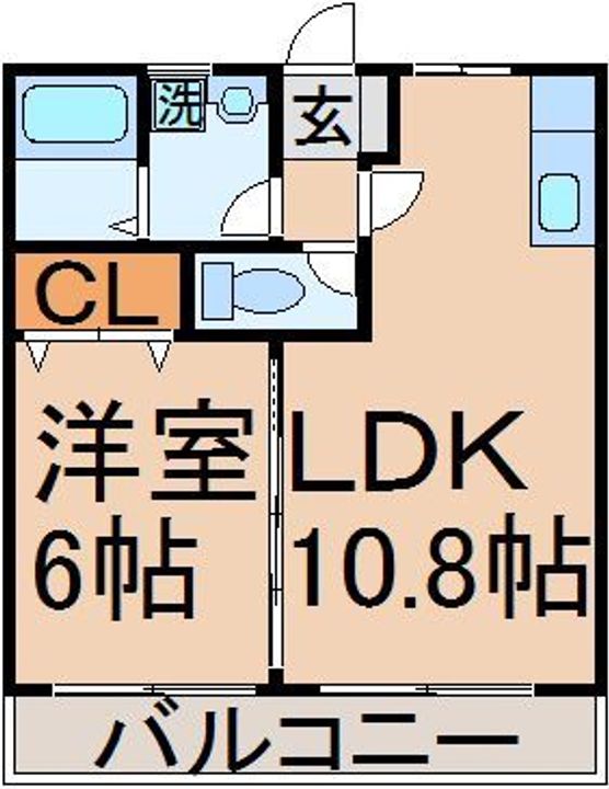 メゾンド グリーン ヒルの間取り