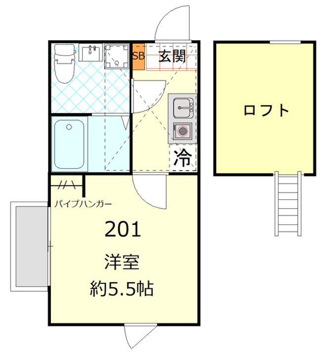 アビターレ杉田の間取り