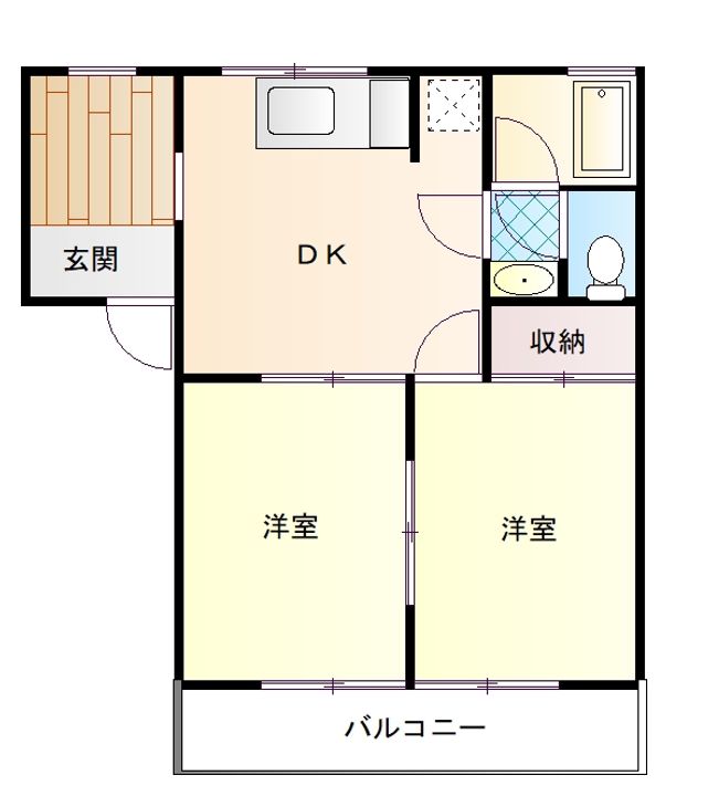 グリーンハイツ内藤の間取り