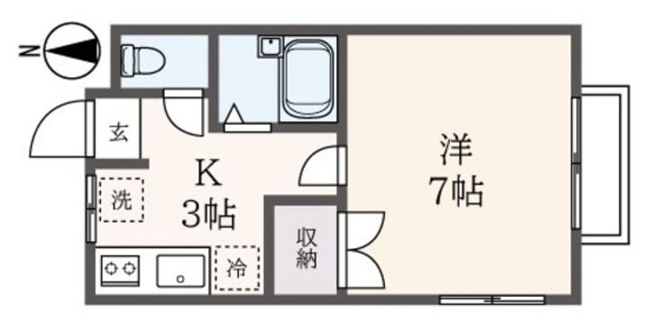 ベルトップIの間取り