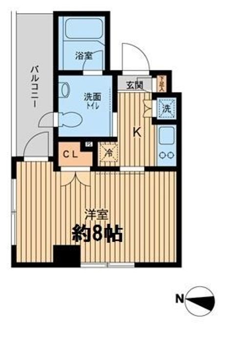エスティメゾン武蔵小山の間取り