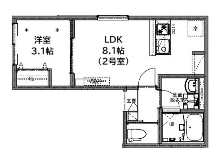 埼玉県新座市新堀2(アパート)の賃貸物件の間取り