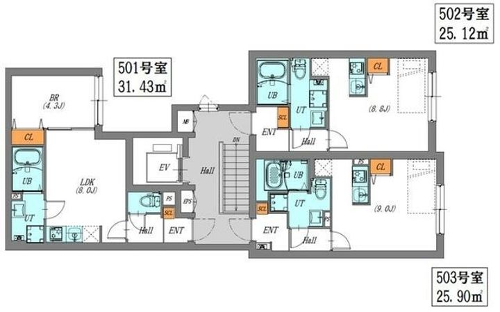 LUORE文京本駒込の間取り