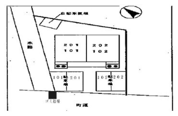 ミモザ館の地図